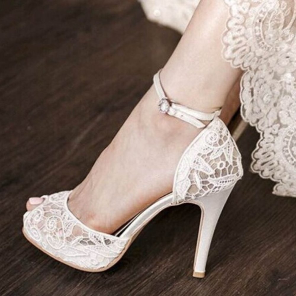 FSJ Women Stiletto High Heels Sandals Peep Toe Pum